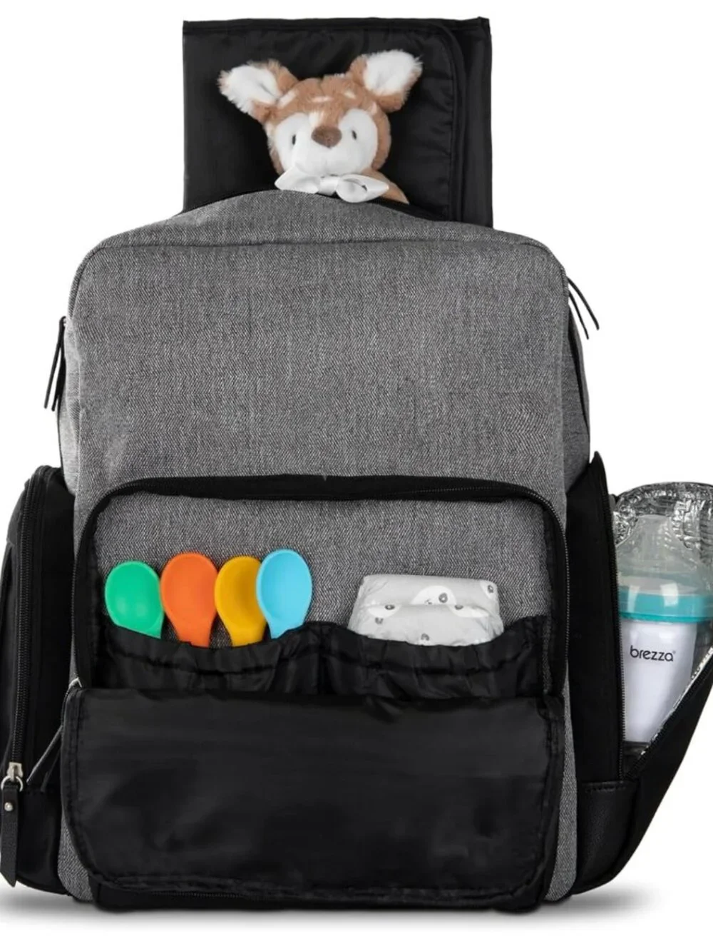 NWOT Eddie Bauer Cascade Sport Backpack Diaper Bag, Black